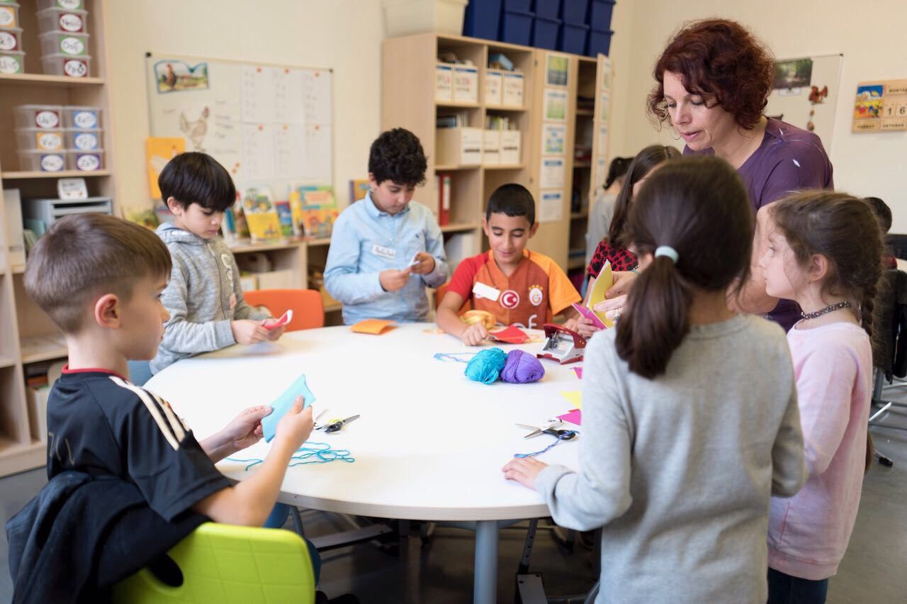 Gruppenarbeit in der Gesundbrunnenschule Gruppenarbeit in der Gesundbrunnenschule
